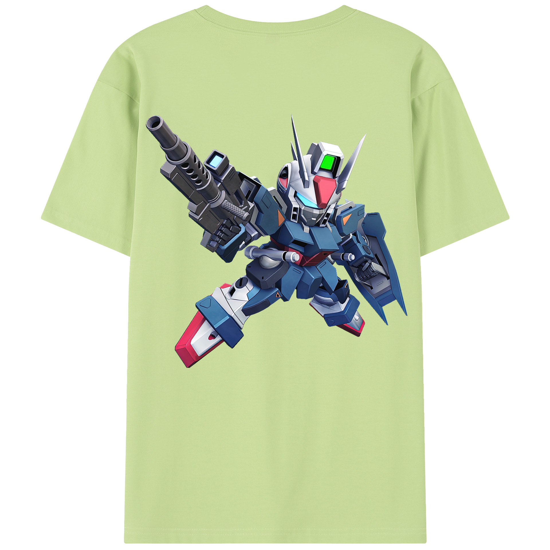 （画像用） 機動戦士ガンダム Mobile Suit Gundam 綿100％半袖Tシャツ（背面プリント）